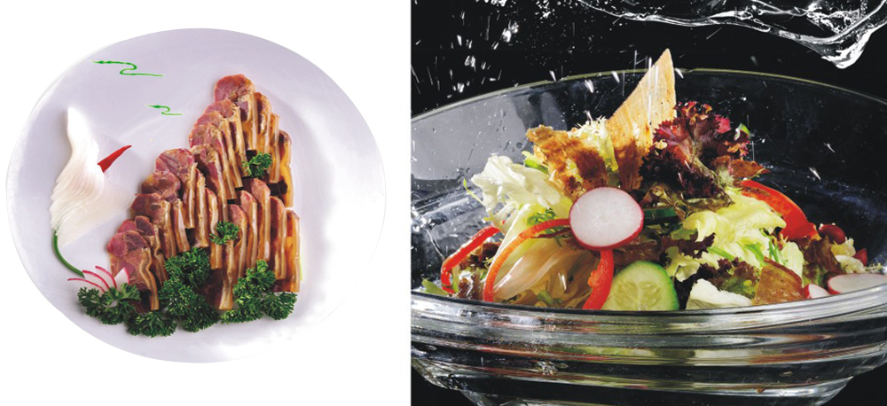 关中水煮驴肉 / 时蔬大拌菜