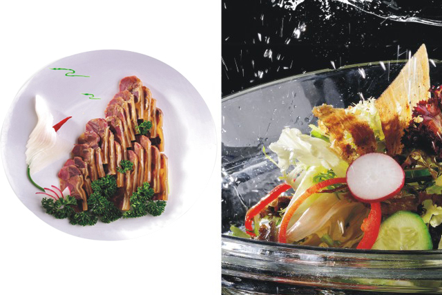 关中水煮驴肉 / 时蔬大拌菜