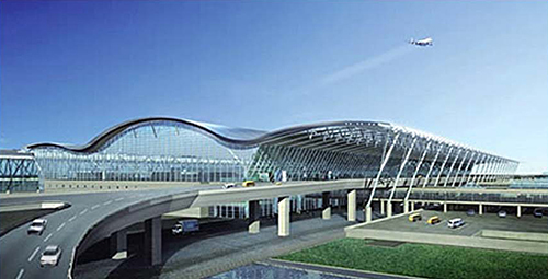 上海浦东机场T2航站楼