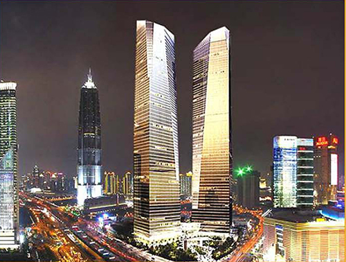 上海陆家嘴金融贸易区X2地块南北塔楼
