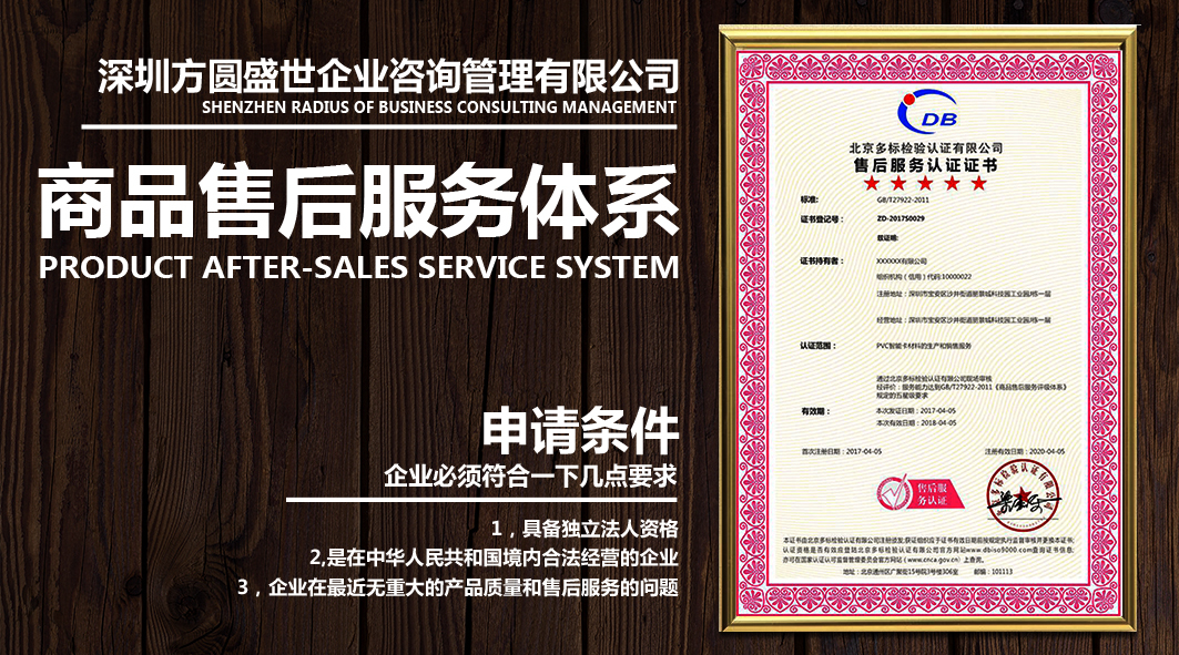商品售后服务体系