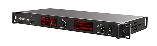 UHF双通道专业演出级无线话筒接收主机