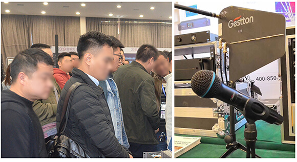 Gestton捷思通专业演出级无线话筒AM300系列在巡展现场