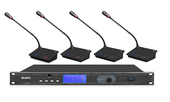 UHF無線話筒一拖四會(huì)議套裝