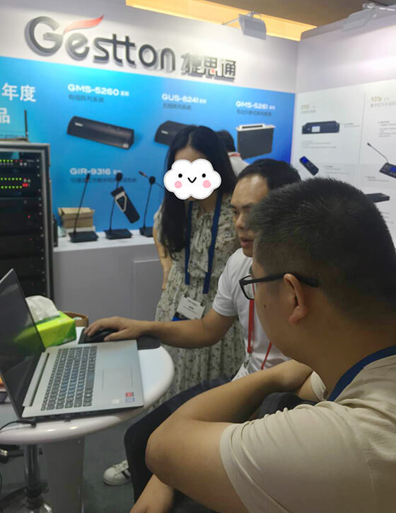 Gestton捷思通在北京IFC展现场