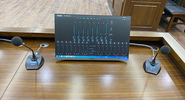 有线鹅颈会议话筒应用图