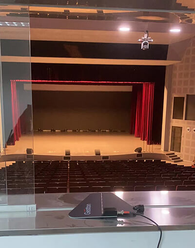 学校多功能厅天线分配系统应用案例