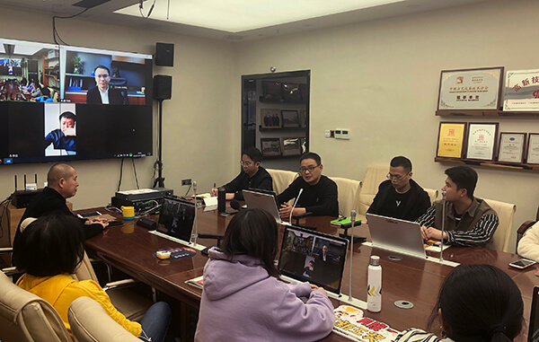 捷思通总结大会现场图