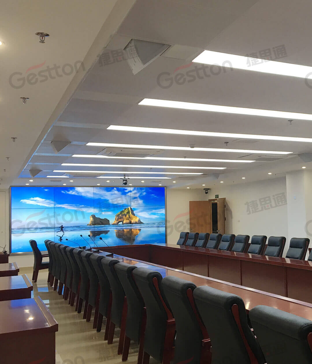 政府会议室电动音箱