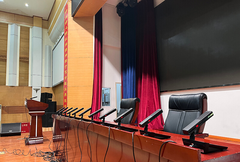 报告厅数字会议方杆话筒