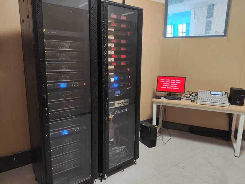 合肥一中室内运动场扩声系统2