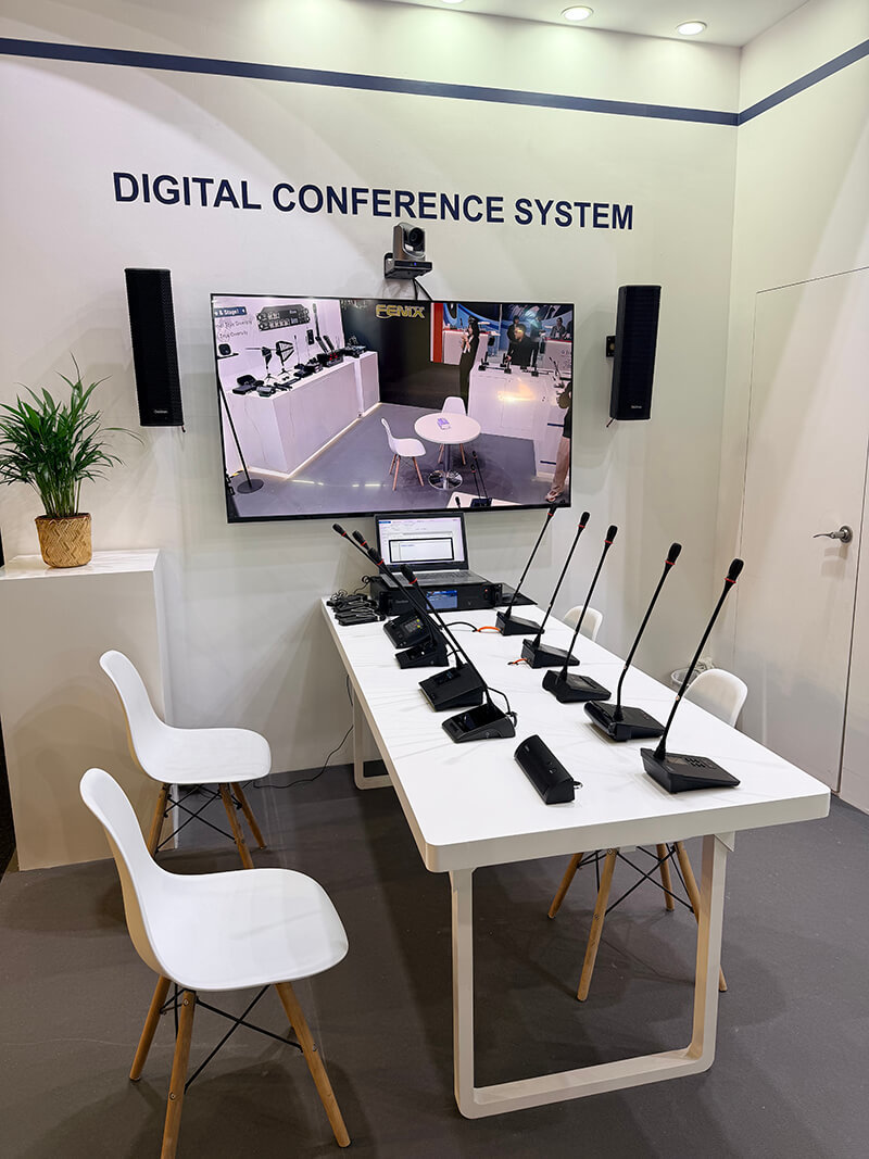 会议系统厂家捷思通ISE展现场1